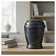 Gray Burnished Copper Cemetery Urn 4.5L s2