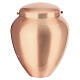 Cinerary urn in natural copper finish, 10 in s1