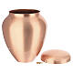 Cinerary urn in natural copper finish, 10 in s4