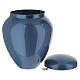Cinerary urn in blue metallised aluminium, 10 in s4