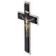 Wall-Mounted Steel Funeral Cross with Applied Christ, 20 cm s3
