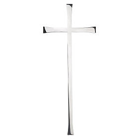 Cruz latina sencilla acero inoxidable de pared para exterior