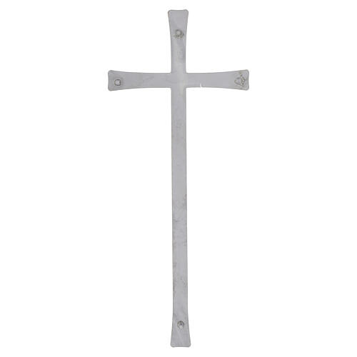 Cruz latina simples em aço inoxidável para exterior 4