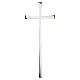 Simple Stainless Steel Outdoor Wall Latin Cross s1