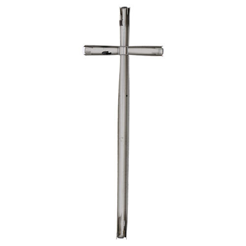 Wall-mounted steel cross with linear profile 4