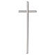 Wall-mounted steel cross with linear profile s1