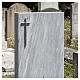 Wall-mounted steel cross with linear profile s2