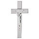 Wall cross with Christ figure in steel s1