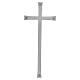 Satin steel wall cross for outdoor use s4
