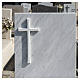 White Glossy Porcelain Cross for Outdoor Use s2