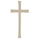 Croix latine en porcelaine finition beige pour extérieur s1
