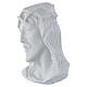 White Porcelain Christ Wall Plaque for Outdoor Use s3