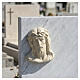 Placa Cristo corona de espinas porcelana beige para exterior s2