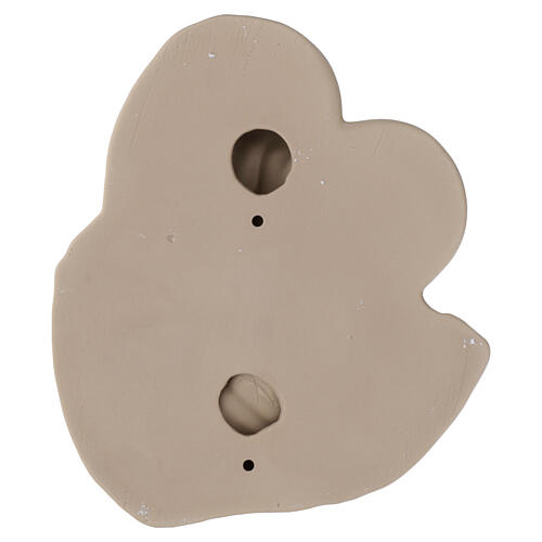 Beige Porcelain Pieta Wall Plaque for Outdoor Use 5