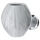 Carrara marble-effect porcelain urn s2