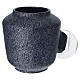 Classic porcelain urn with blue textured finish s3