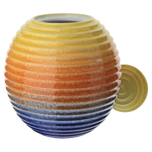 Round Urn Multicolor Crystal-Effect 2
