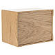 Urne cinéraire Canto Eterno application en laiton plaqué or 24 carats 20x25x20 cm gamme Dona s5