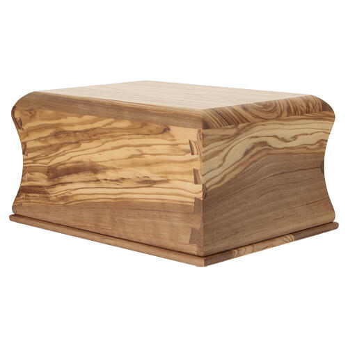 Urne cinéraire mod. Donatella bois d'olivier massif 30x20x15 cm 4