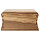 Urna na prochy model Donatella, lite drewno oliwne, 28x20,5x 14 cm s1