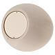 Lacrima Cremation Urn in linden wood with gold heart, Val Gardena s6