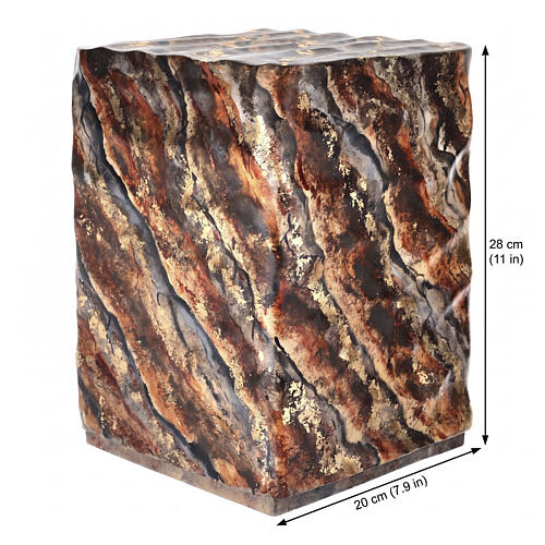 Onda Florence cremation urn in Val Gardena wood 3