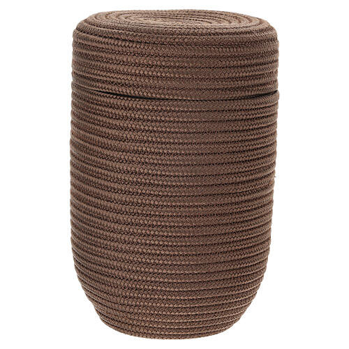 Urne cinéraire InCorda, gamme Shellon couleur marron avec âme interne en métal 1
