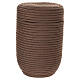 Urna cineraria InCorda linea Shellon marrone con anima interna in metallo s1