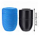 InCorda Shellon blue cremation urn with technical rope weave s3