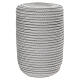 Urna per ceneri InCorda linea Shellon grigio con lavorazione intrecciata s1