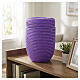 InCorda purple cremation urn Shellon line with rope finish s2