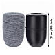 InCorda Velvet grey cremation urn with tailored workmanship s3
