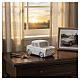 Automobile d'epoca grigio chiaro urna cineraria ceramica artistica s2