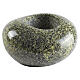 Urne cinéraire en forme de pierre, effet granit vert, en céramique artistique s1