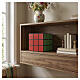 Multicolour puzzle-cube artistic ceramic cinerary urn s2