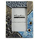 Blue textured ceramic photo-frame for 4x6 in photographs s1