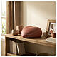 Red biodegradable heart cremation urn s2