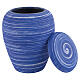 Biologisch abbaubare Ascheurne in Amphorenform, Blau s3