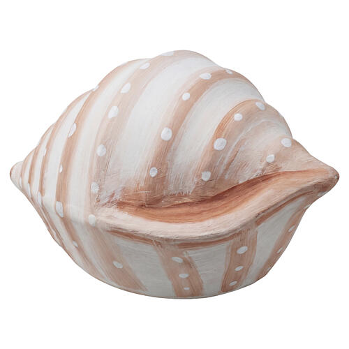 Urne cinéraire coquillage biodégradable rose 4