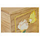 Ascheurne Legami der Linie Dona aus Eichenholz mit Blumen- und Schmetterlingsdekor, 20 × 20 cm s2
