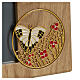 Portarretrato Freedom madera roble motivo flores y mariposa línea Dona foto 15x10 cm s2