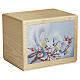 Insieme ash wood urn, Dona range, 8x10x8 in s1