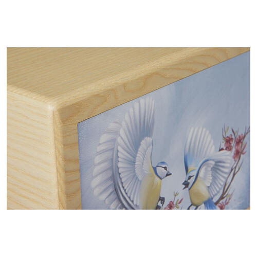 Urna «Insieme» em madeira de freixo, linha Dona, 20x25x20 cm 2