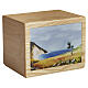 Costa ash wood urn, Dona range, 8x10x8 in s1
