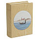 Ascheurne Gondola der Linie Unica in Buchform aus Eschenholz mit Ledereinsatz, 30 × 25 × 10 cm s1