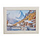 Urne cinéraire gamme Unica Dolomiti cadre en frêne 35x45x5 cm s1