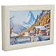 Urna cinerária linha Unica Dolomiti quadro em madeira de freixo 35x45x5 cm s3