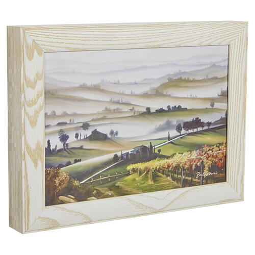 Urna cinerária Paradiso quadro em madeira de freixo, linha Unica 35x45x5 cm 3