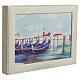 Urna cinerária linha Unica Gondola quadro em madeira de freixo 35x45x5 cm s2