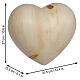 Val Gardena Swiss stone pine heart-shaped cremation urn s3